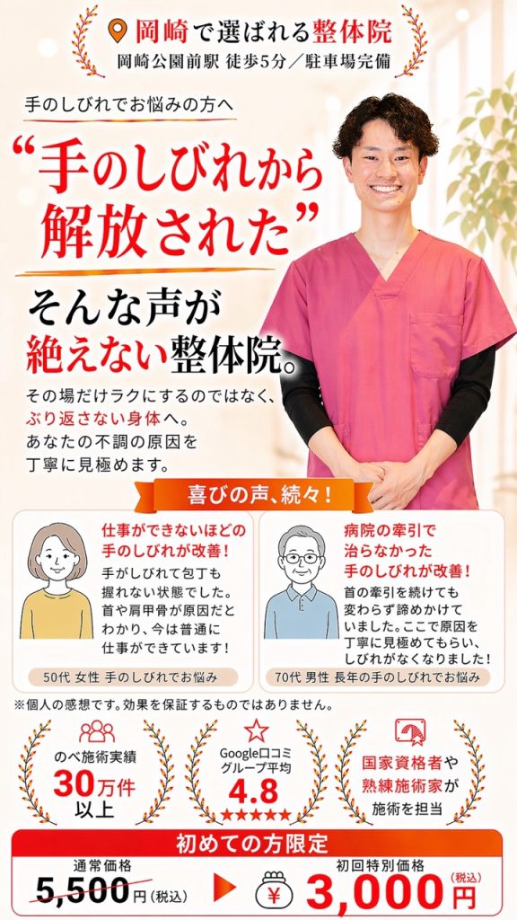 手のしびれFV画像