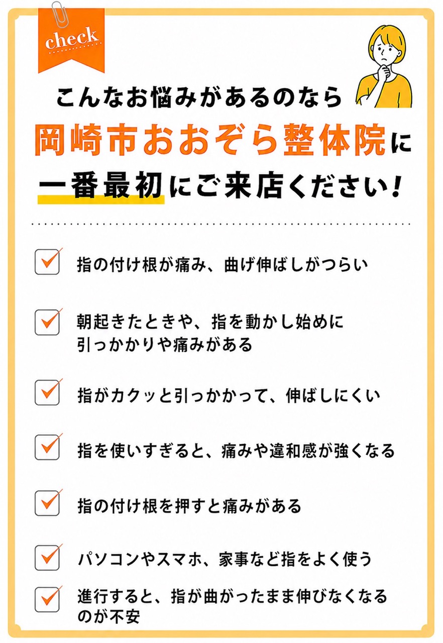 ばね指お困りリスト